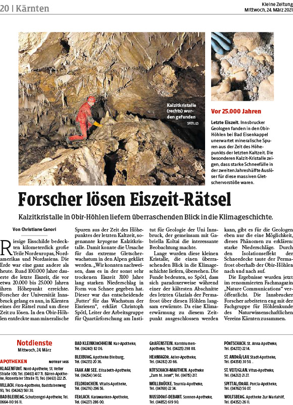 kleinezeitung 24 03 2021